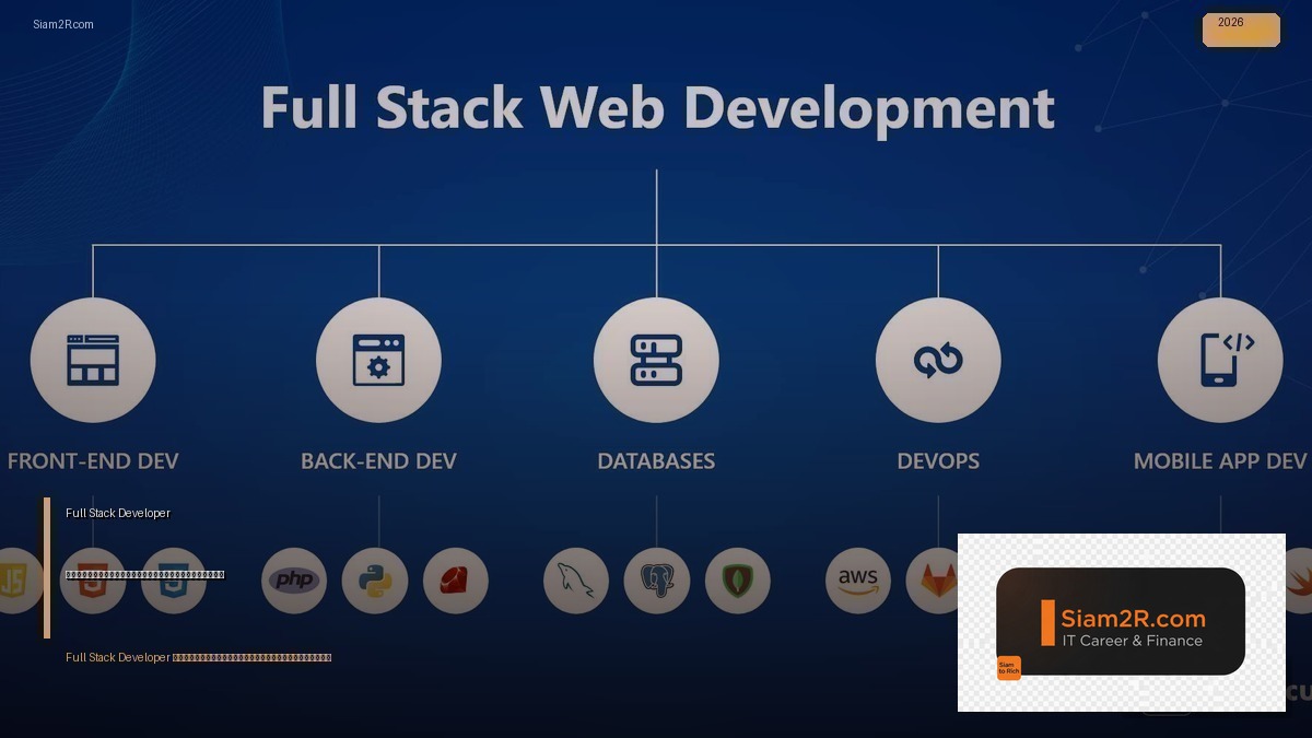 Full Stack Developer เส้นทางอาชีพและทักษะที่ต้องมี