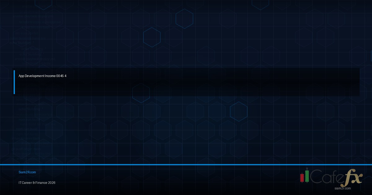 สร้างแอพแล้วขายบน App Store รายได้เป็นยังไง