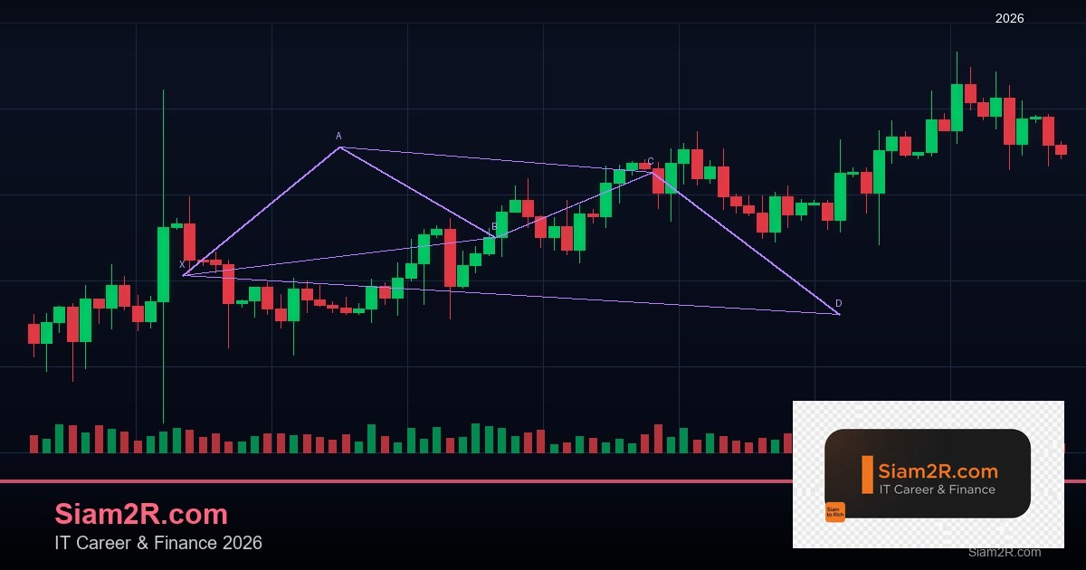 Harmonic Patterns: Gartley, Butterfly, Bat และ Crab