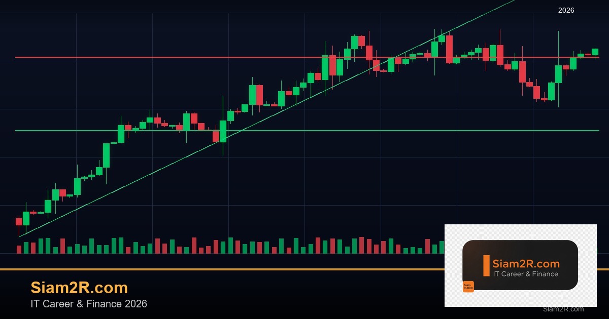 Forex Rising Wedge ลิ่มขาขึ้นแพทเทิร์น 2569