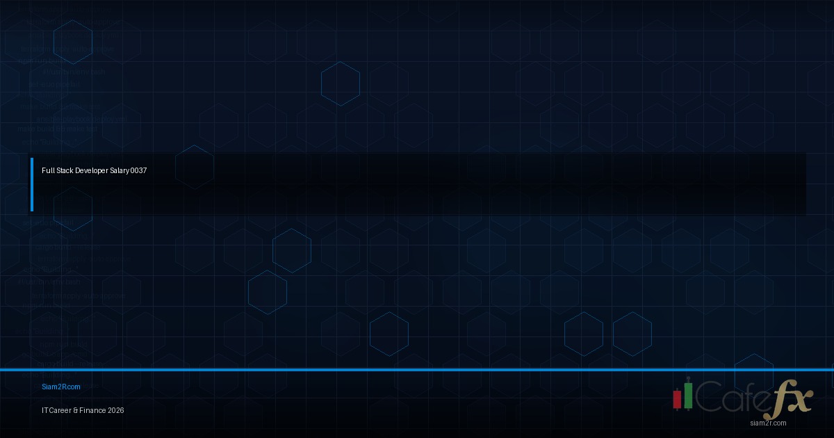 Full Stack Developer ทักษะครบจบในคนเดียว ต้องรู้อะไรบ้าง