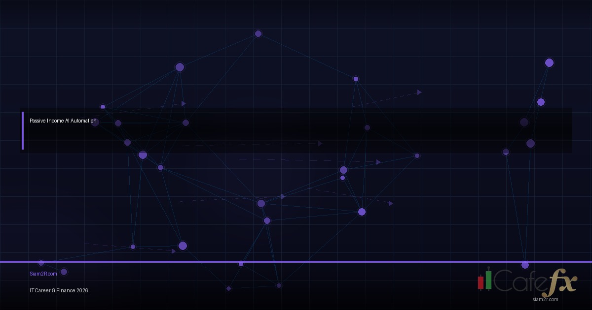 Passive Income จาก AI และ Automation 2026 สร้างรายได้แบบไม่ต้องทำงาน 24 ชั่วโมง