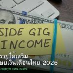 20 ไอเดียรายได้เสริม สำหรับมนุษย์เงินเดือนไทย 2026