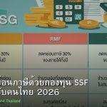 SSF RMF คู่มือลดหย่อนภาษีด้วยกองทุน SSF RMF สำหรับคนไทย 2026
