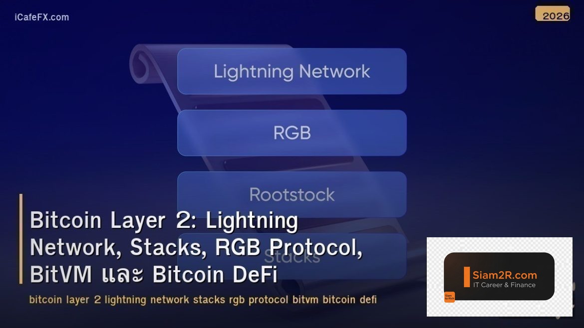 Bitcoin Layer 2: Lightning Network, Stacks, RGB Protocol, BitVM และ Bitcoin DeFi