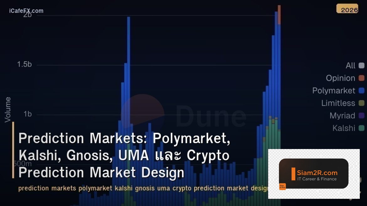 Prediction Markets: Polymarket, Kalshi, Gnosis, UMA และ Crypto Prediction Market