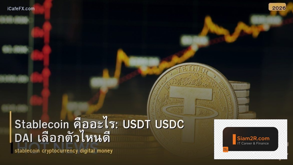 Stablecoin คืออะไร: USDT USDC DAI เลือกตัวไหนดี