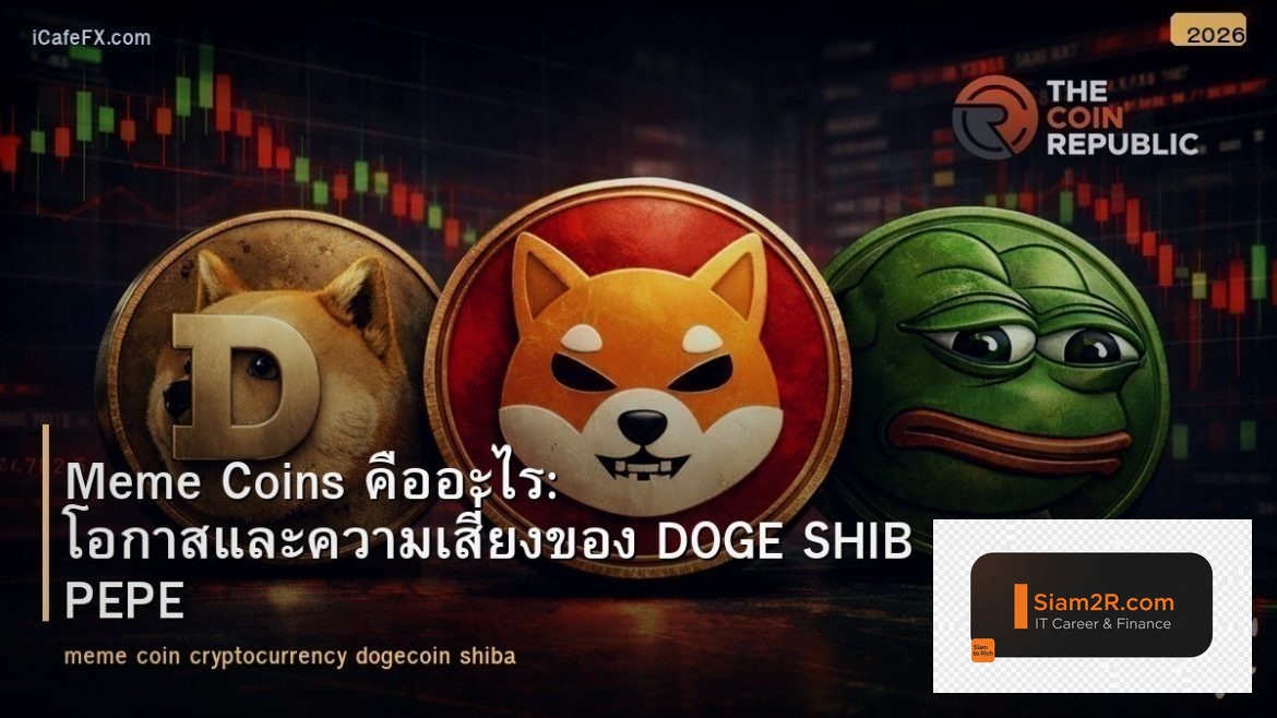 Meme Coins คืออะไร: โอกาสและความเสี่ยงของ DOGE SHIB PEPE