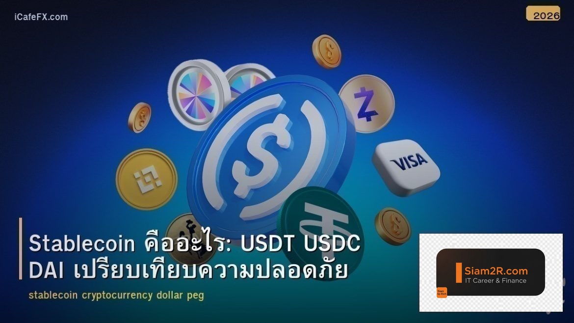 Stablecoin คืออะไร: USDT USDC DAI เปรียบเทียบความปลอดภัย