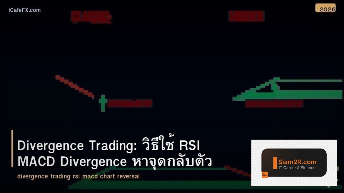 Divergence Trading: วิธีใช้ RSI MACD Divergence หาจุดกลับตัว