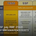 กองทุน SSF และ RMF 2568: ลดหย่อนภาษีพร้อมลงทุนระยะยาว