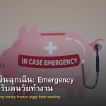 การออมเงินฉุกเฉิน: Emergency Fund สำหรับคนวัยทำงาน