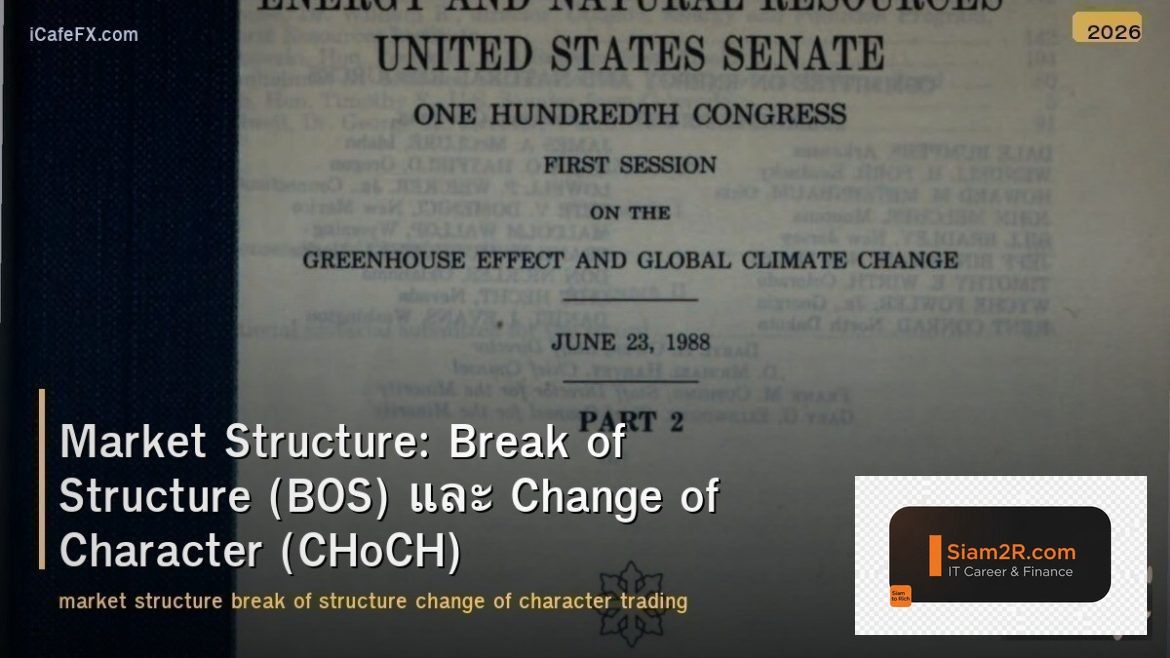 Market Structure: Break of Structure (BOS) และ Change of Character (CHoCH)
