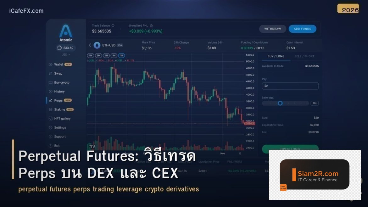 Perpetual Futures: วิธีเทรด Perps บน DEX และ CEX