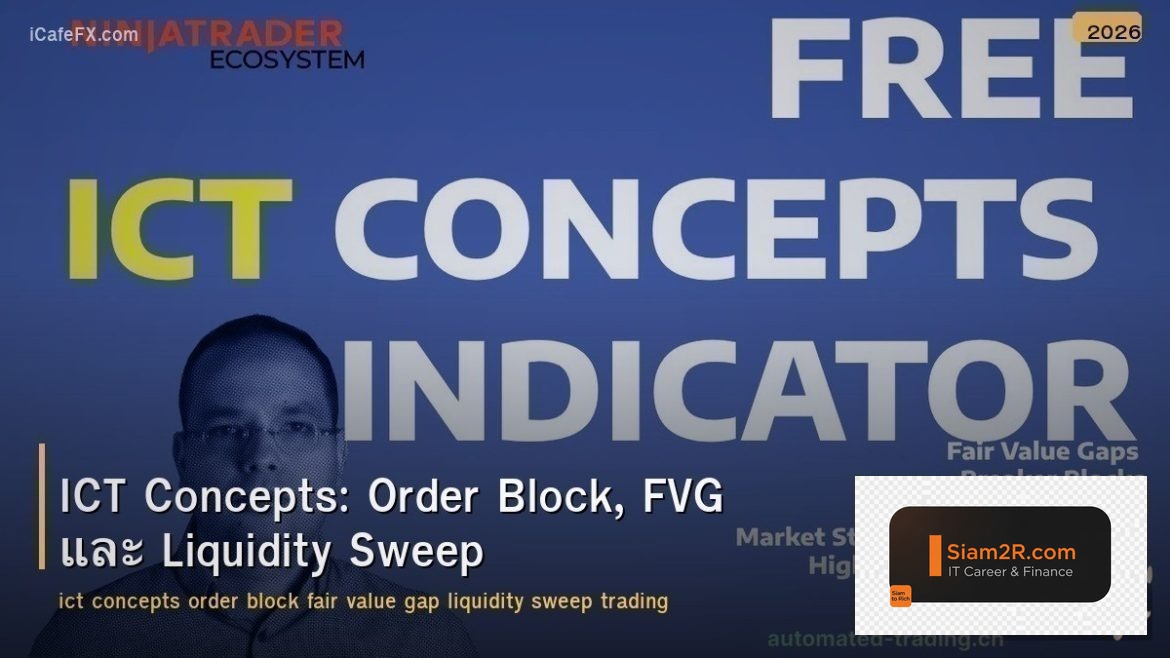 ICT Concepts: Order Block, FVG และ Liquidity Sweep