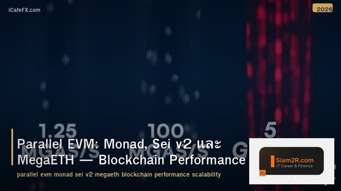 Parallel EVM: Monad, Sei v2 และ MegaETH — Blockchain Performance
