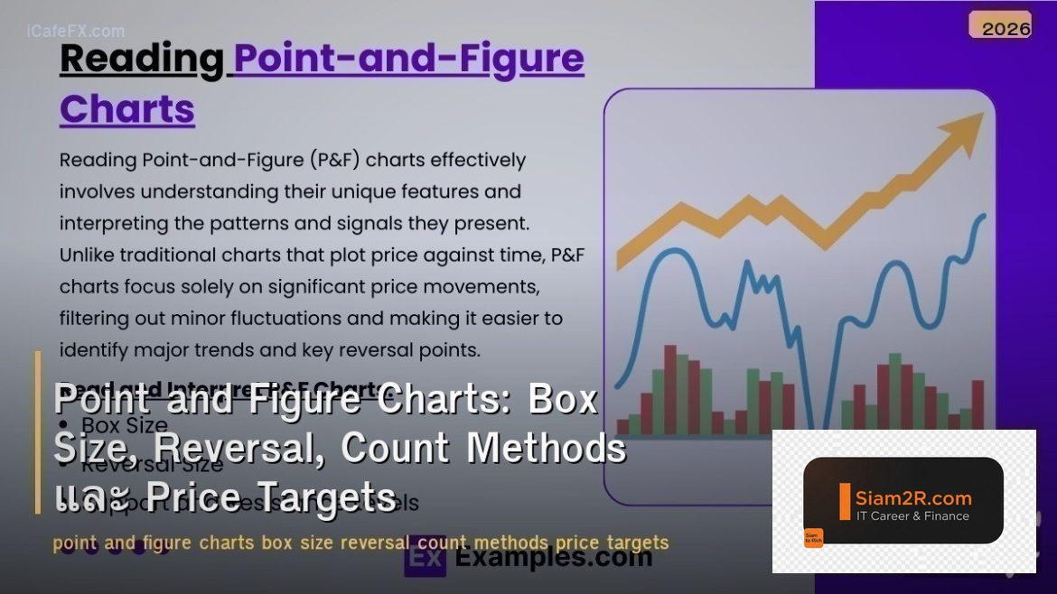Point and Figure Charts: Box Size, Reversal, Count Methods และ Price Targets
