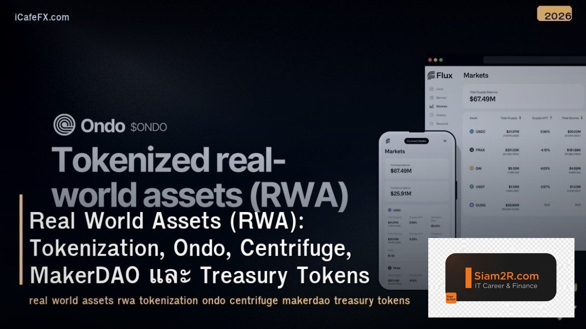 Real World Assets (RWA): Tokenization, Ondo, Centrifuge, MakerDAO และ Treasury T