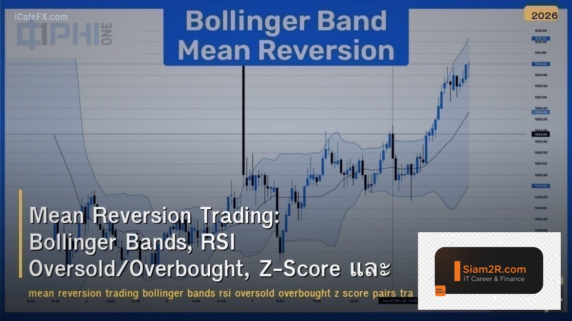 Mean Reversion Trading: Bollinger Bands, RSI Oversold/Overbought, Z-Score และ Pa