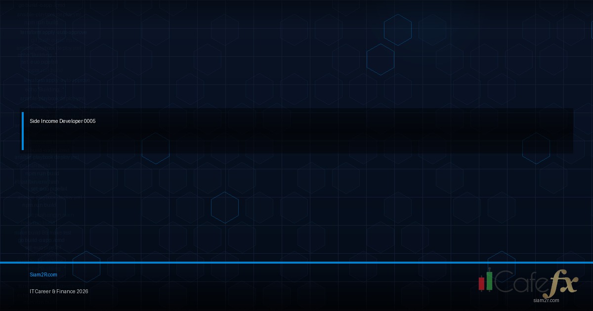 รายได้เสริมสำหรับ Developer ทำอะไรได้บ้าง