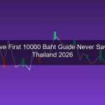 วิธีออมเงิน 10,000 บาทแรก 2026 สำหรับคนที่ไม่เคยออมเงินได้สำเร็จ