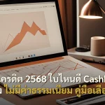 บัตรเครดิต 2568 ใบไหนดี Cashback สูง ไม่มีค่าธรรมเนียม คู่มือเลือก