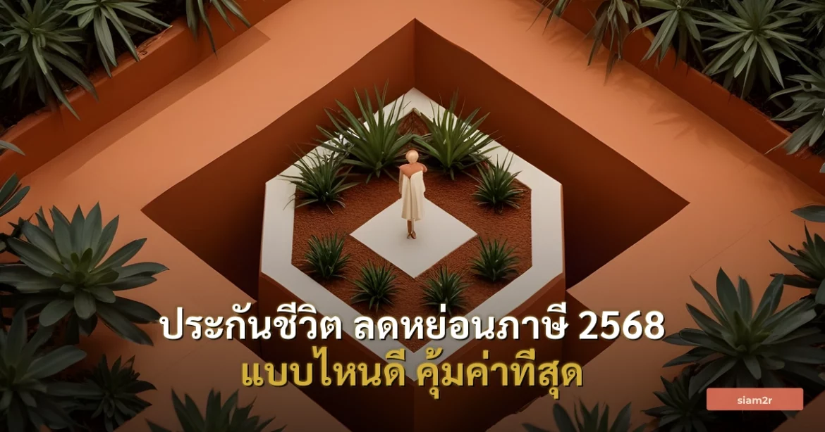 ภาพประกอบสำหรับบทความประกันชีวิต ลดหย่อนภาษี 2568 แบบไหนดี คุ้มค่าที่สุด