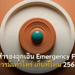 เงินสำรองฉุกเฉิน Emergency Fund ควรมีเท่าไหร่ เก็บที่ไหน 2568
