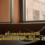 สร้างพอร์ตลงทุนแรก คู่มือจัดพอร์ตสำหรับมือใหม่ 2568
