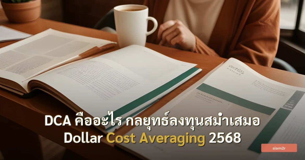 ภาพประกอบสำหรับบทความDCA คืออะไร กลยุทธ์ลงทุนสม่ำเสมอ Dollar Cost Averaging 2568